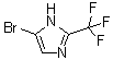 5-溴-2-(三氟甲基)-1H-咪唑分子结构 (CAS 219534-98-2)