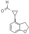 (1R,2R)-rel-2-(2,3-二氢-4-苯并呋喃基)环丙烷甲醛分子结构 (CAS 219581-79-0)