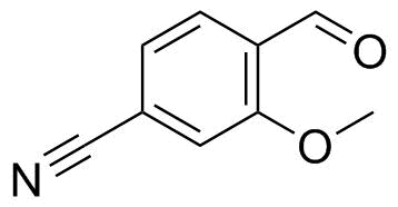 4-氰基-2-甲氧基苯甲醛分子结构 (CAS 21962-45-8)