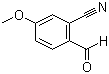 2-氰基-4-甲氧基苯甲醛分子结构 (CAS 21962-47-0)