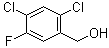 2,4-二氯-5-氟苯甲醇分子结构 (CAS 219765-56-7)