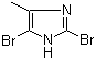 2,5-二溴-4-甲基咪唑分子结构 (CAS 219814-29-6)