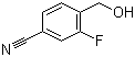 4-氰基-2-氟苄醇分子结构 (CAS 219873-06-0)