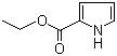 吡咯-2-羧酸乙酯分子结构 (CAS 2199-43-1)