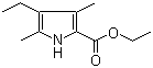 structure of CAS# 2199-47-5, Ethyl 4-ethyl-3,5-dimethyl-1H-pyrrole-2-carboxylate