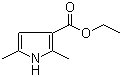 2,5-二甲基吡咯-3-羧酸乙酯分子结构 (CAS 2199-52-2)