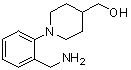 1-[2-(氨基甲基)苯基]-4-哌啶基]甲醇分子结构 (CAS 220060-79-7)