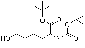 2-(叔丁氧羰基氨基)-6-羟基己酸叔丁酯分子结构 (CAS 220243-81-2)