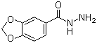 1,3-苯并二恶茂-5-甲酰肼分子结构 (CAS 22026-39-7)