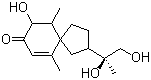 3,11,12-三羟基螺旋菌-1(10)-烯-2-酮分子结构 (CAS 220328-04-1)