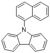 9-(1-萘基)咔唑分子结构 (CAS 22034-43-1)