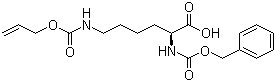 N-Cbz-N'-[(Allyloxy)carbonyl]-L-lysine molecular structure (CAS 220369-84-6)