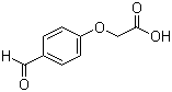 4-甲酰苯氧基乙酸分子结构 (CAS 22042-71-3)