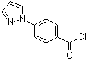 4-(1H-吡唑-1-基)苯甲酰氯分子结构 (CAS 220461-83-6)