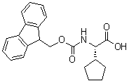 (alphaS)-alpha-[[芴甲氧羰基]氨基]环戊烷乙酸分子结构 (CAS 220497-61-0)