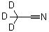 三氘代乙腈分子结构 (CAS 2206-26-0)