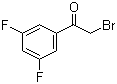 2-溴-1-(3,5-二氟苯基)乙酮分子结构 (CAS 220607-75-0)