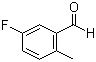 5-氟-2-甲基苯甲醛分子结构 (CAS 22062-53-9)