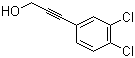 3-(3,4-二氯苯基)-2-丙炔-1-醇分子结构 (CAS 220707-94-8)