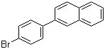 2-(4-溴苯基)萘分子结构 (CAS 22082-99-1)