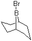 B-溴-9-硼杂双环[3.3.1]壬烷分子结构 (CAS 22086-45-9)