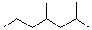 2,4-二甲基庚烷分子结构 (CAS 2213-23-2)
