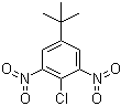 structure of CAS# 2213-81-2, 2-Chloro-5-(1,1-dimethylethyl)-1,3-dinitrobenzene;4-tert-Butyl-2,6-dinitrochlorobenzene