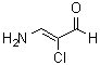 3-氨基-2-氯-2-丙烯醛分子结构 (CAS 221615-73-2)
