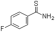 4-氟硫代苯甲酰胺分子结构 (CAS 22179-72-2)