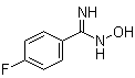 N-羟基-4-氟苯甲脒分子结构 (CAS 22179-78-8)