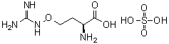 L-刀豆氨酸硫酸盐分子结构 (CAS 2219-31-0)