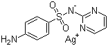 磺胺嘧啶银分子结构 (CAS 22199-08-2)