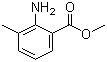 2-氨基-3-甲基苯甲酸甲酯分子结构 (CAS 22223-49-0)