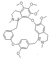 皱唐松草宁碱分子结构 (CAS 22226-73-9)