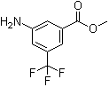 3-氨基-5-三氟甲基苯甲酸甲酯分子结构 (CAS 22235-25-2)
