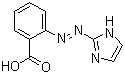 2-(2'-咪唑基偶氮)苯甲酸分子结构 (CAS 222401-49-2)
