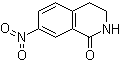 7-硝基-3,4-二氢-2H-异喹啉-1-酮分子结构 (CAS 22245-96-1)