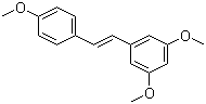 白藜芦醇三甲醚分子结构 (CAS 22255-22-7)