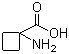 1-氨基环丁甲酸分子结构 (CAS 22264-50-2)