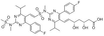 Rosuvastatin EP Impurity J molecular structure (CAS 2226413-62-1)
