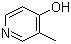 4-羟基-3-甲基吡啶分子结构 (CAS 22280-02-0)