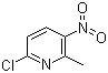 6-氯-2-甲基-3-硝基吡啶分子结构 (CAS 22280-60-0)