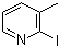 结构式 CAS# 22282-58-2, 2-碘-3-甲基吡啶
