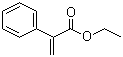 结构式 CAS# 22286-82-4, 2-苯基丙烯酸乙酯