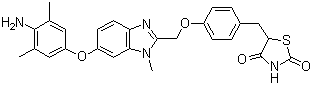 Inolitazone molecular structure (CAS 223132-37-4)