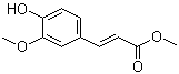 反式-阿魏酸甲酯分子结构 (CAS 22329-76-6)