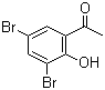 3',5'-二溴-2'-羟基苯乙酮分子结构 (CAS 22362-66-9)