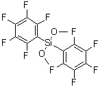 二(五氟苯基)二甲氧基硅烷分子结构 (CAS 223668-68-6)