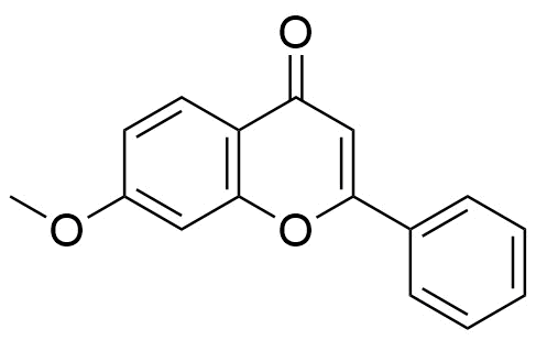 7-甲氧基黄酮分子结构 (CAS 22395-22-8)