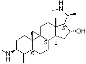 环黄杨碱 D分子结构 (CAS 2241-90-9)